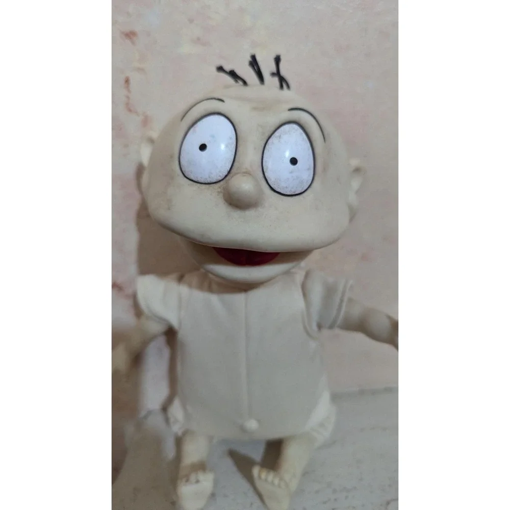 Vintage 1997 Mattel Tommy Pickles Rugrats Doll baby‎ makes sound  11